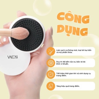 Hộp vệ sinh cọ trang điểm Vacosi Makeup Cleanser Kit DC14 tiện lợi dễ dàng sử dụng
