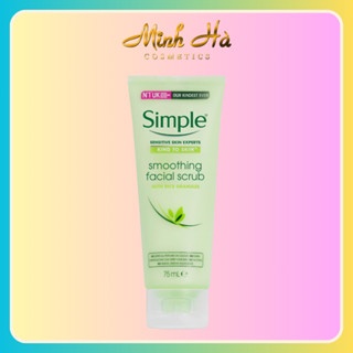 Tẩy da chết Simple Kind To Skin Soothing Facial Scrub 75ml dành cho da nhạy cảm