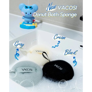 Bông tắm lưới tròn Vacosi Donut Bath Sponge xinh xắn dễ thương