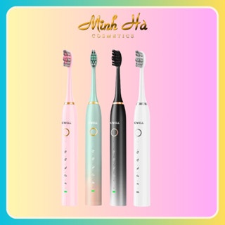 Bàn chải điện CWELL Sonic Toothbrush 5 chế độ làm sạch sâu giữa các răng