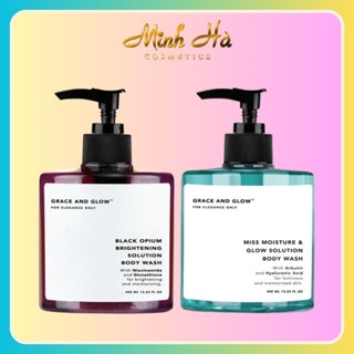 Sữa tắm trắng da Grace And Glow Body Wash 400ml trắng da dưỡng ẩm tẩy da chết