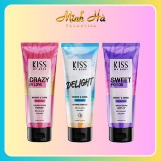 Dưỡng thể nước hoa Kiss My Body Bright & Shine Perfume Lotion 226g cấp ẩm dưỡng trắng mịn