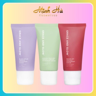 Lăn khử mùi Grace And Glow Deodorant Serum 50ml khử mùi mà còn hỗ trợ làm mềm da