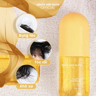 Xịt dưỡng tóc Grace And Glow Black Opium Mist 100ml giúp tóc dễ dàng vào nếp suôn mượt
