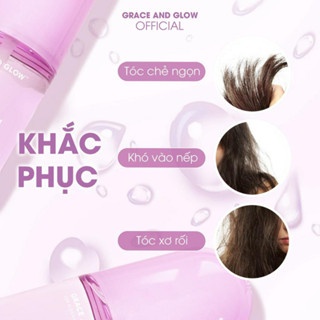 Xịt dưỡng tóc Grace And Glow Black Opium Mist 100ml giúp tóc dễ dàng vào nếp suôn mượt
