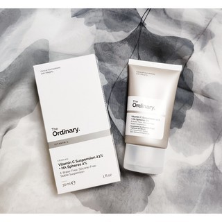 Kem dưỡng The Ordinary Vitamin C Suspension 23% + HA Spheres 2% 30ml làm đều màu da