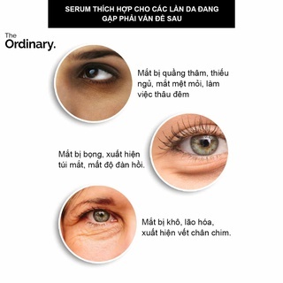 Serum The Ordinary Caffeine Solutions 5% + EGCG 30ml dưỡng da vùng mắt
