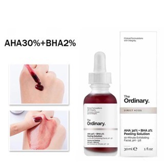 Serum The Ordinary AHA 30% + BHA 2% Peeling Solution 30ml tẩy da chết hóa học