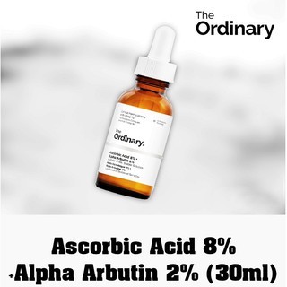 Serum The Ordinary Ascorbic Acid 8% Alpha Arbutin 2% 30ml làm sáng da, mờ thâm nám