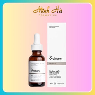 Serum The Ordinary Retinol 0.2% in Squalane 30ml chống lão hóa, giảm mụn, kiểm soát dầu