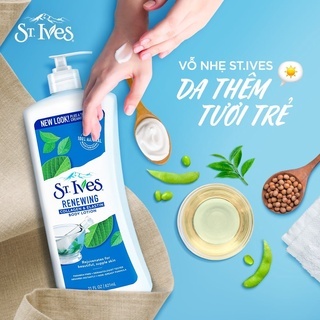 Sữa dưỡng thể St.Ives Body Lotion 621ml giúp da trắng, ẩm mịn màng