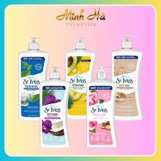 Sữa dưỡng thể St.Ives Body Lotion 621ml giúp da trắng, ẩm mịn màng