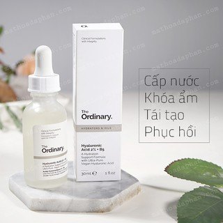 Serum The Ordinary Hyaluronic Acid 2% + B5 30ml 60ml giúp cấp nước và phục hồi da