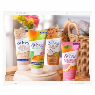 Sữa rửa mặt St.ives 170g tẩy tế bào chết giúp da trở nên sáng bóng và mịn màng