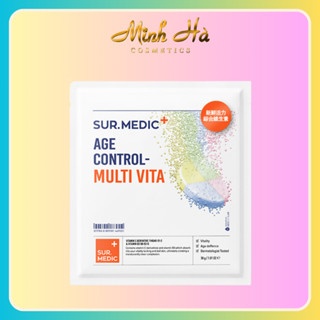 Mặt nạ Sur.medic Age Control - Multi Vita 30g cấp ẩm hỗ trợ làm sáng da