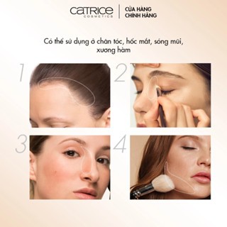 Bảng tạo khối Catrice 3 Steps To Contour Palette 7.5g chất phấn mịn lì bám màu tốt