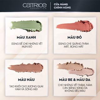 Bảng che khuyết điểm Catrice 6g 5 màu che mọi khuyết điểm chất mềm mịn