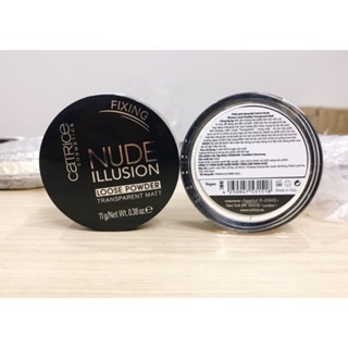 Phấn phủ dạng bột Catrice Nude Illusion Loose Powder Transparent Matt 11g kiềm dầu