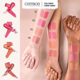 Phấn má hồng Catrice Blush Affair Cream & Powder Blush 6g lên màu chuẩn nhỏ gọn tiện lợi