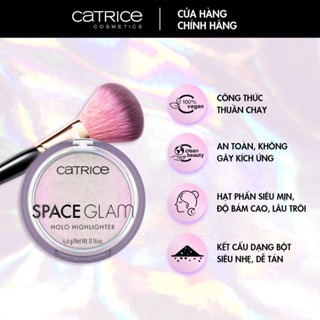 Phấn bắt sáng Catrice Space Glam Holo Highlighter 4.6g chất phấn mịn lì lâu trôi