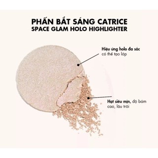 Phấn bắt sáng Catrice Space Glam Holo Highlighter 4.6g chất phấn mịn lì lâu trôi