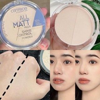 Phấn phủ Catrice All Matt Plus Shine Control Powder 10g mỏng nhẹ kiềm dầu
