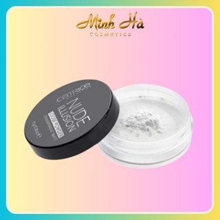Phấn phủ dạng bột Catrice Nude Illusion Loose Powder Transparent Matt 11g kiềm dầu