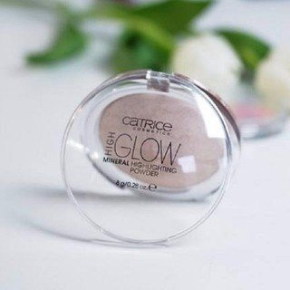 Phấn bắt sáng Catrice High Glow Mineral Highlighting Powder 8g hạt phấn mịn, che phủ tốt