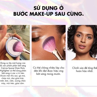 Phấn bắt sáng Catrice Space Glam Holo Highlighter 4.6g chất phấn mịn lì lâu trôi