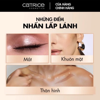 Phấn bắt sáng Catrice More Than Glow Highlighter 5.9g chất phấn mịn độ bám màu cao lâu trôi