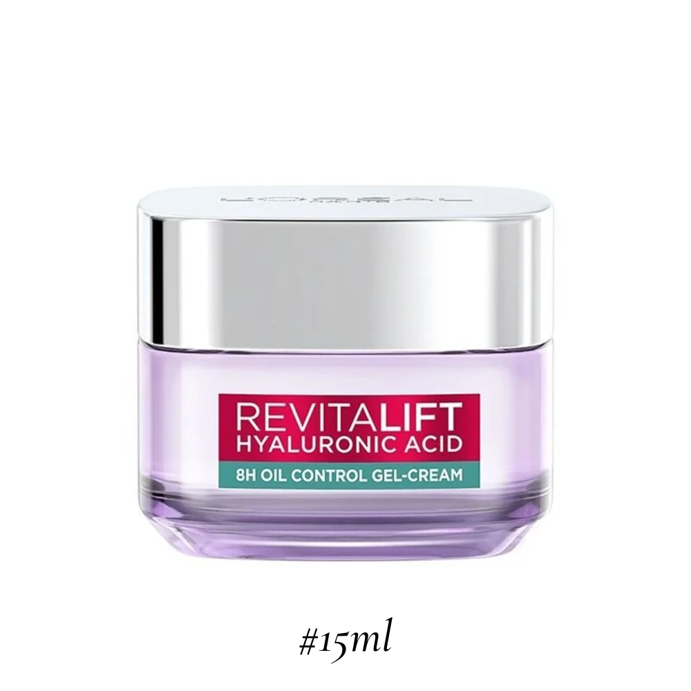 Kem dưỡng Loreal Paris Revitalift Hyaluronic Acid 8H Oil Control + Line Filling 50ml cấp ẩm kiềm dầu