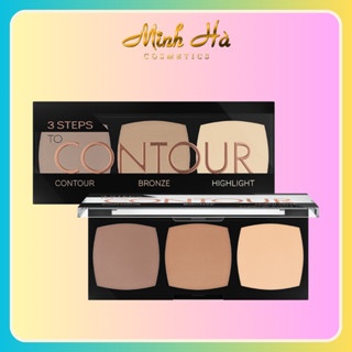 Bảng tạo khối Catrice 3 Steps To Contour Palette 7.5g chất phấn mịn lì bám màu tốt