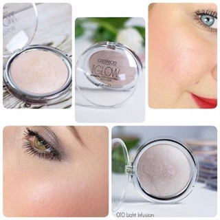Phấn bắt sáng Catrice High Glow Mineral Highlighting Powder 8g hạt phấn mịn, che phủ tốt