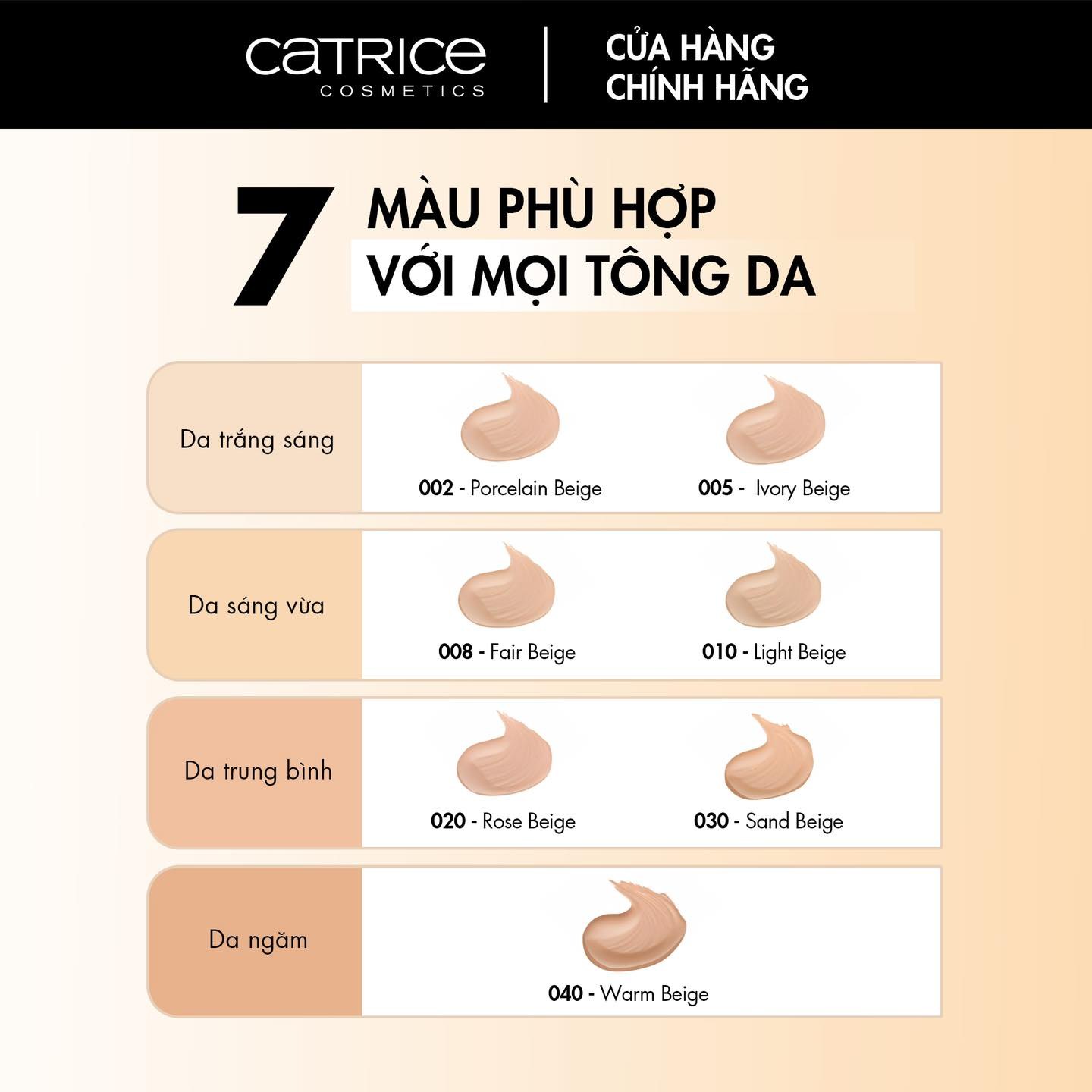 Kem nền Catrice HD Liquid Coverage Foundation 30ml che phủ tự nhiên mùi thơm dịu nhẹ