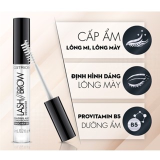 Gel định hình và dưỡng lông mi mày Catrice Lash & Brow Designer màu trắng 6ml định hình lông mày nhanh khô, không bết