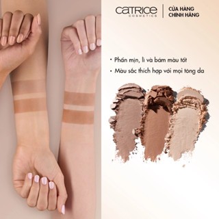 Bảng tạo khối Catrice 3 Steps To Contour Palette 7.5g chất phấn mịn lì bám màu tốt