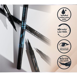 Bút dạ kẻ mắt Catrice It’s Easy Tattoo Liner Waterproof 010 Black 1.1ml nhỏ gọn chống nước chống trôi