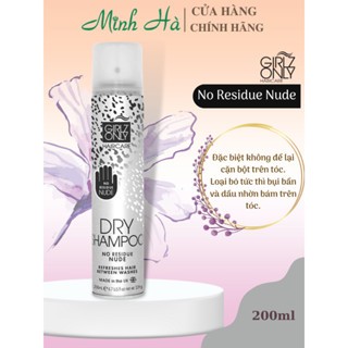Dầu gội khô Girlz Only 200ml UK dạng xịt mùi hương dễ chịu làm phồng tóc nhanh tức thì