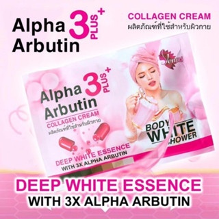 Set tắm dưỡng trắng da 3in1 Alpha Arbutin Thái Lan giúp làn da mềm mịn trắng sáng