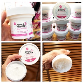 Kem dưỡng trắng da toàn thân Alpha Arbutin Collagen 3 plus Cream Deep White Essence 100g nâng tông và kích trắng