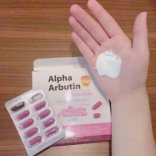 Viên kích trắng Alpha Arbutin 3 Plus 10 viên Thái Lan nâng tone nhanh chóng