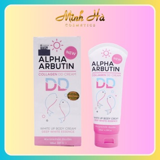Kem dưỡng thể chống nắng Alpha Arbutin DD Cream 130ml dưỡng trắng mềm mại