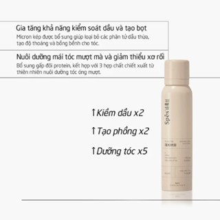 Dầu gội khô Spes Washing-free Hair Spray 50/200ml làm sạch bồng bềnh tóc