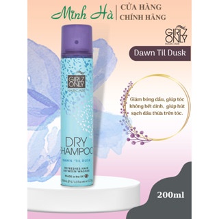 Dầu gội khô Girlz Only 200ml UK dạng xịt mùi hương dễ chịu làm phồng tóc nhanh tức thì