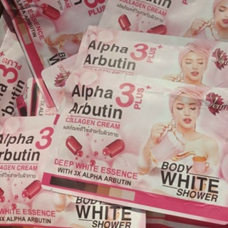 Set tắm dưỡng trắng da 3in1 Alpha Arbutin Thái Lan giúp làn da mềm mịn trắng sáng