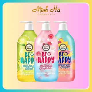 Sữa tắm Happy Bath Smile Body Wash 900g cảm giác dễ chịu, thư thái dưỡng ẩm