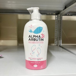 Sữa dưỡng thể Alpha Arbutin 3 Plus+ Collagen Lotion Deep White Essence 500ml phục hồi da từ hư tổn, cháy nắng