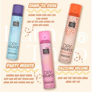 Dầu gội khô Girlz Only 200ml UK dạng xịt mùi hương dễ chịu làm phồng tóc nhanh tức thì