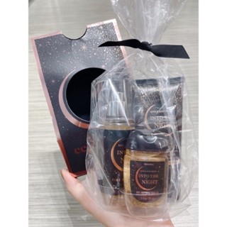Set 3 món Bath & Body Works mini Japanese Cherry Blossom và Into The Night chăm sóc body sạch sẽ thơm tho