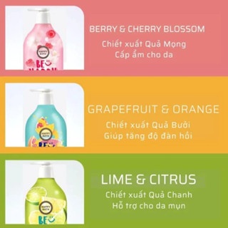 Sữa tắm Happy Bath Smile Body Wash 900g cảm giác dễ chịu, thư thái dưỡng ẩm